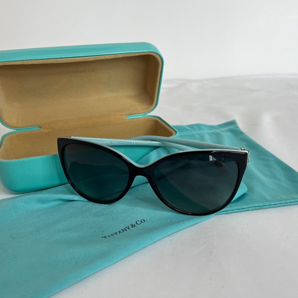 Tiffany & Co. Victoria Cat-Eye Sunglasses - Black Frame - POLARIZED